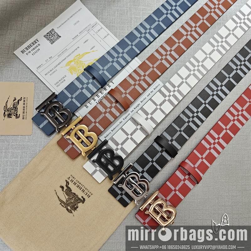 Replica Burberry belt 38mmX90-125cm lb06