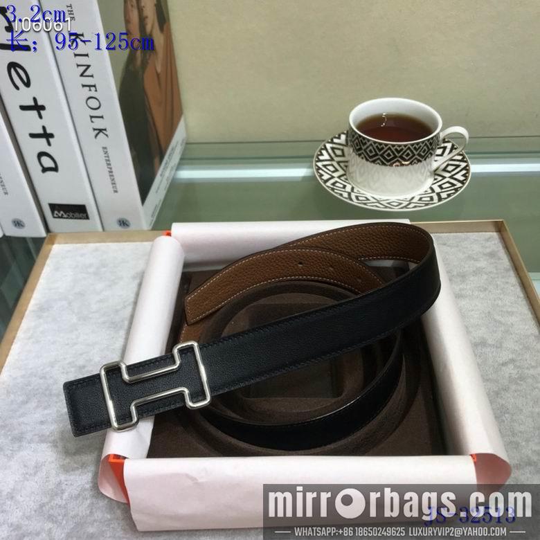 Replica Hermes Belt 32mmX95-125cm 8L06