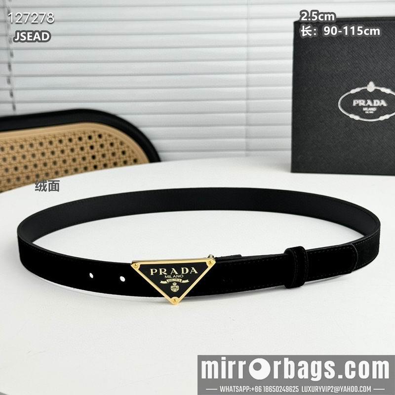Replica Prada belt 25mmX90-115cm 8L02