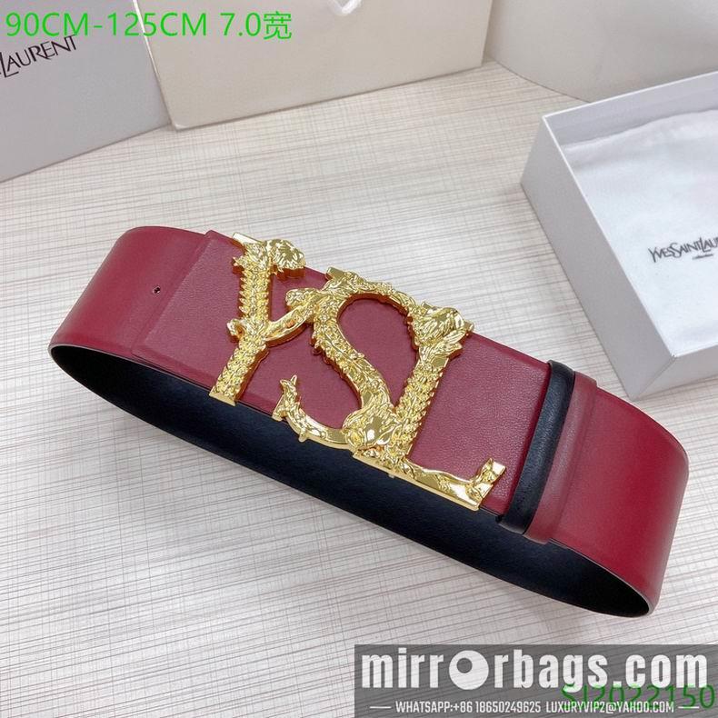 Replica YSL Belt 70mmX90-125cm 7D04