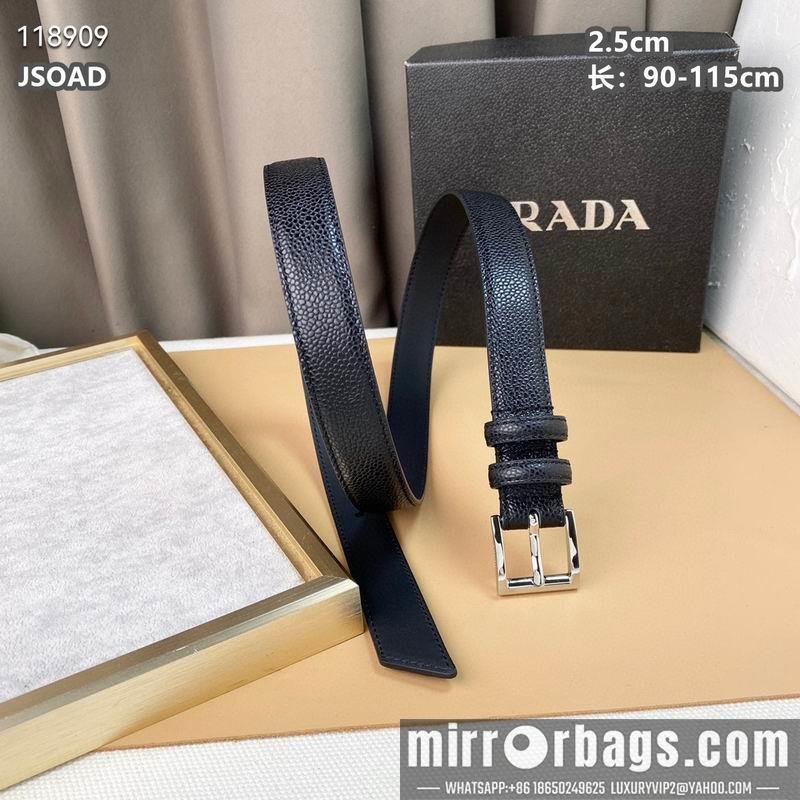 Replica Prada belt 25mmX90-115cm 8L040802