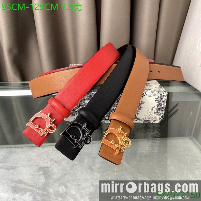 Replica Dior belt 35mmX95-125cm 7D14