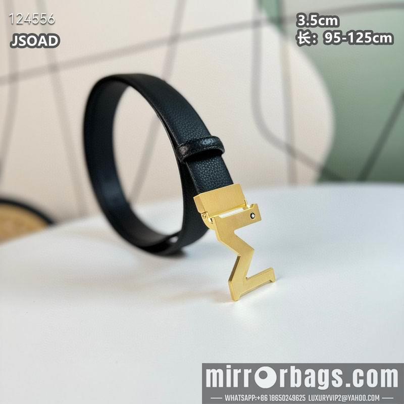 Replica Montblanc belt 35mmX95-125cm 8L08
