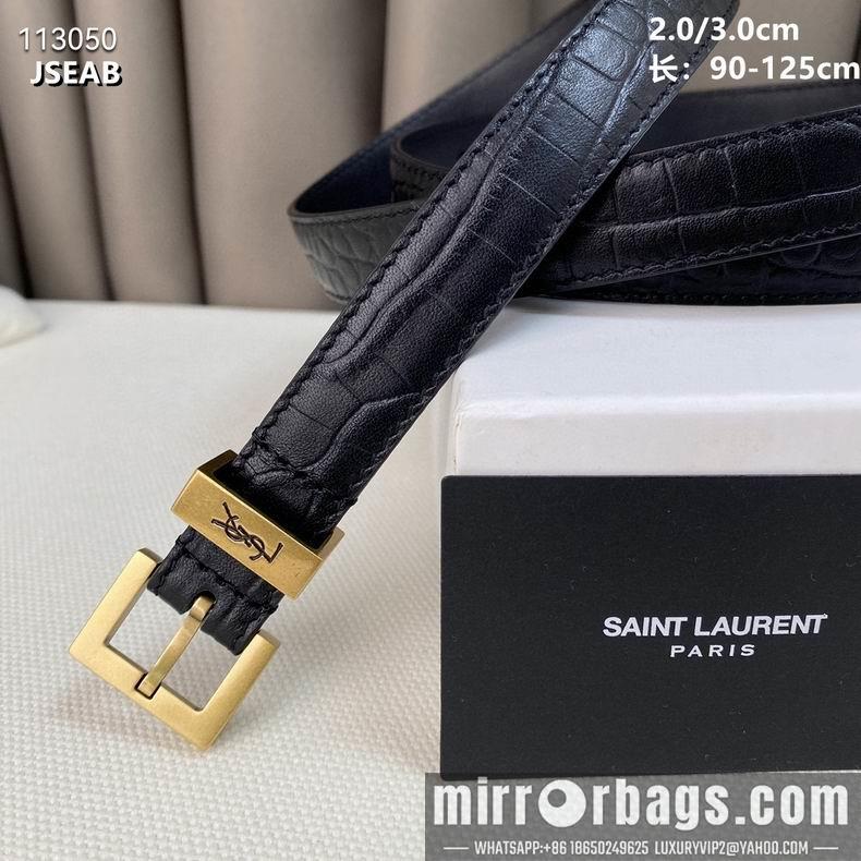 Replica YSL belt 20 30mmX90-125cm 8L02
