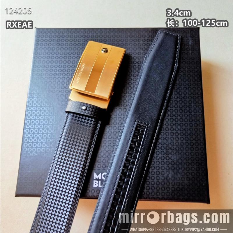 Replica Montlanc belt 34mmX100-125cm 8L11