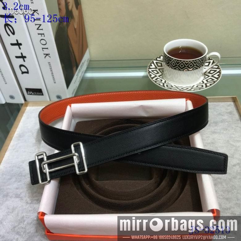 Replica Hermes Belt 32mmX95-125cm 8L07