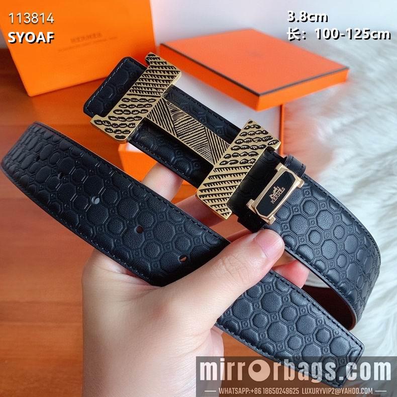Replica Hermes belt 38mmX100-125cm 8L082510