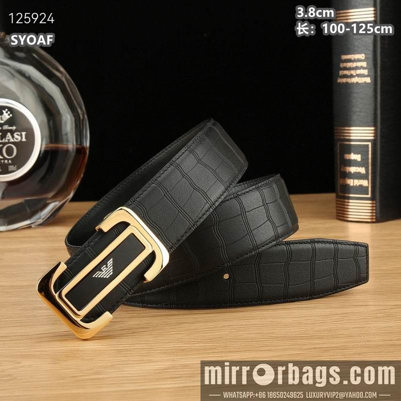 Replica Armani belt 38mmX100-125cm 8L06