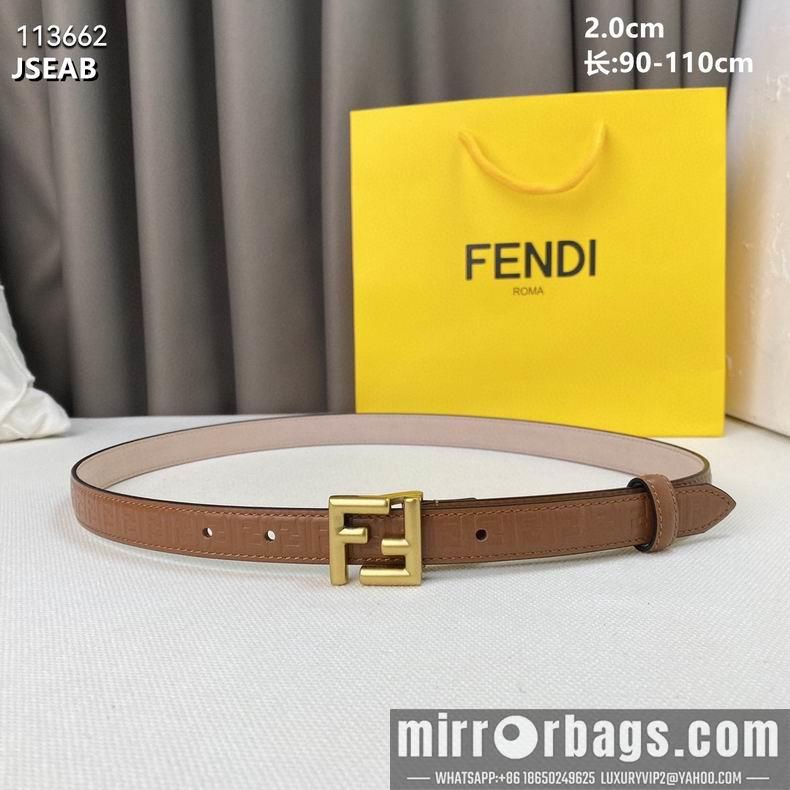 Replica Fendi Belt 20mmX90-110cm 8L08