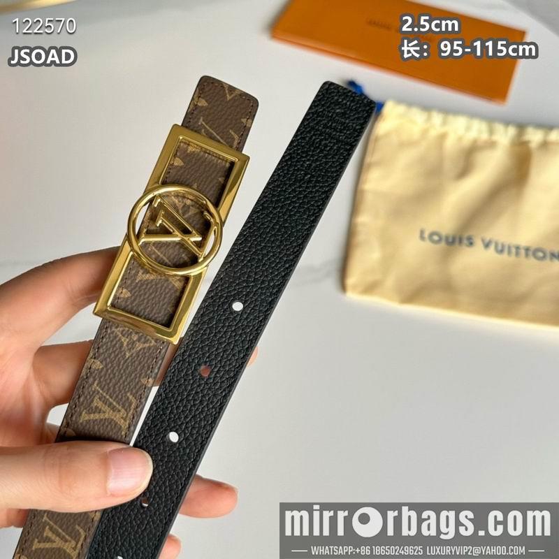 Replica LV belt 25mmX95-115cm 8L16