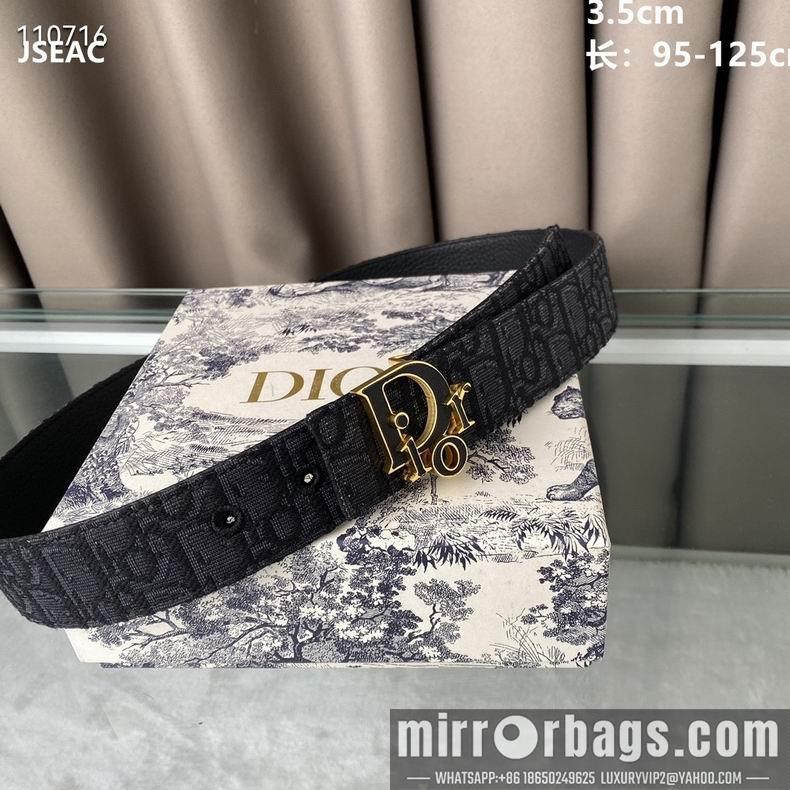 Replica Dior Belt 35mm 95-125cm 8L02