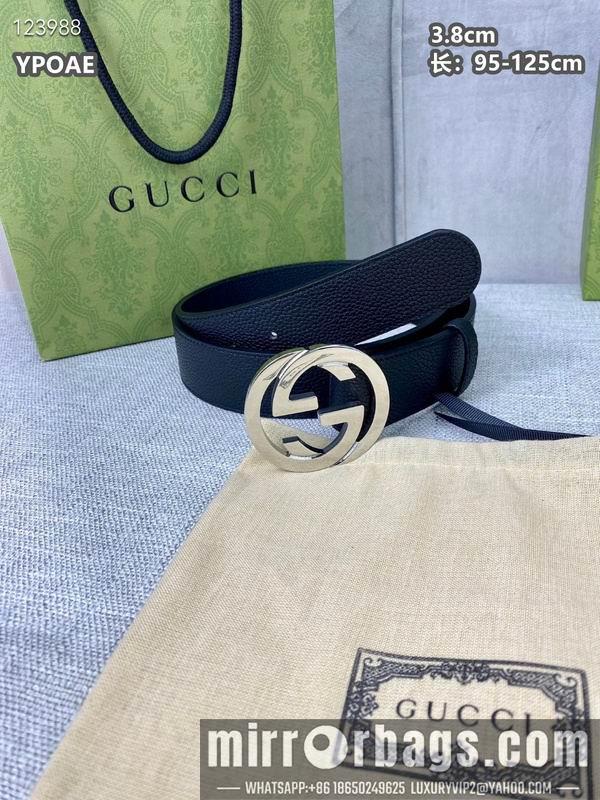 Replica Gucci belt 38mmX95-125cm 8L10