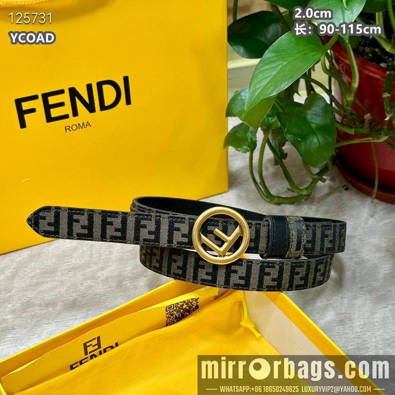 Replica Fendi belt 20mmX90-115cm 8L18