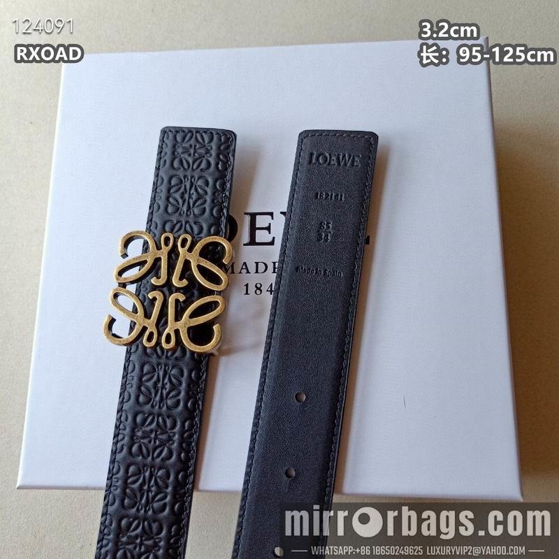 Replica Loewe belt 32mmX95-125cm 8L02