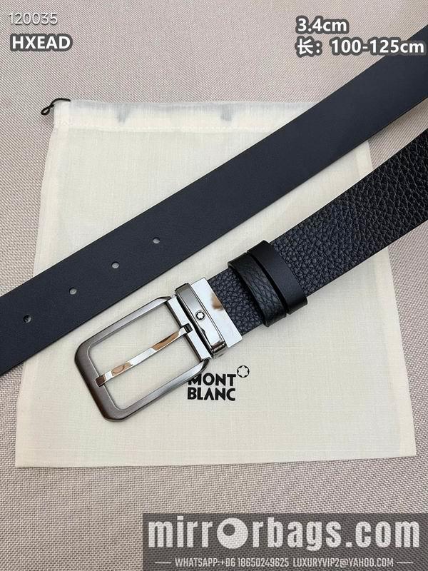 Replica Montblanc belt 34mmX100-125cm 8L03