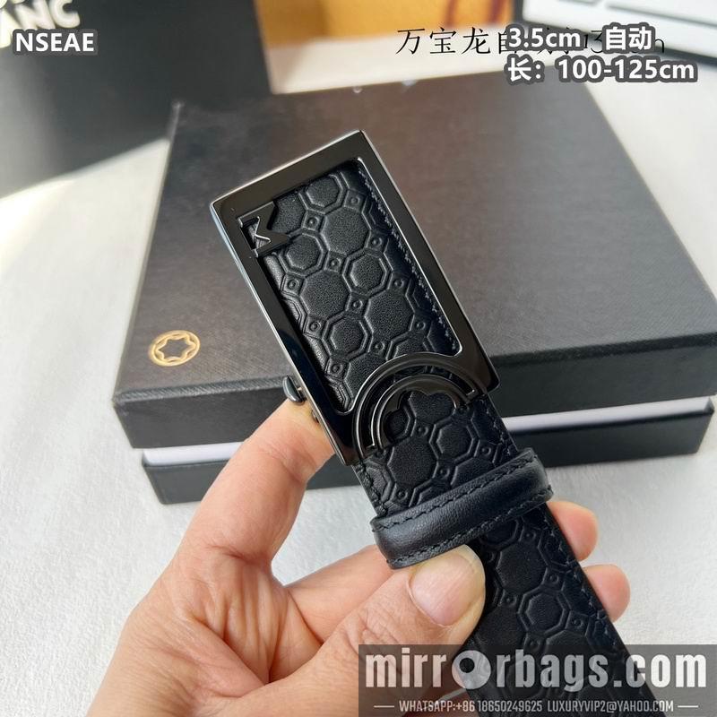 Replica Montlanc belt 35mmX100-125cm 8L69