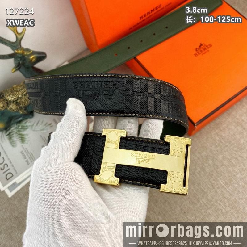 Replica Hermes belt 38mmX100-125cm 8L44