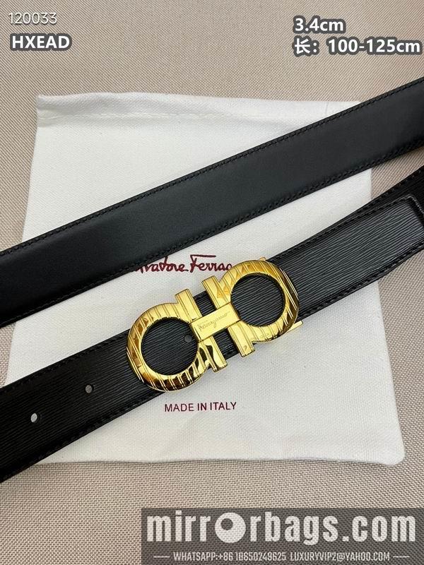 Replica Ferragamo belt 34mmX100-125cm 8L03