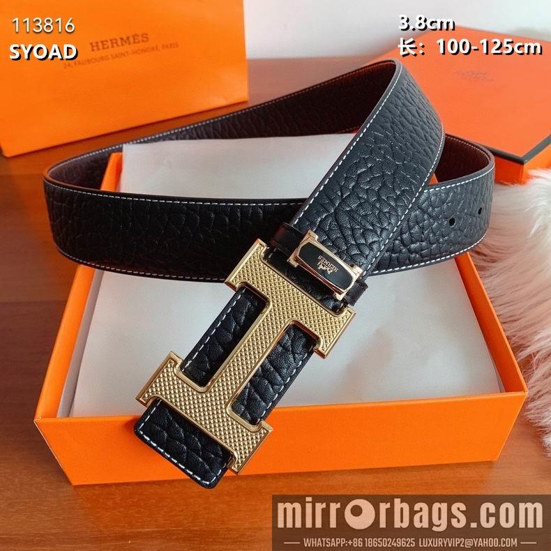 Replica Hermes belt 38mmX100-125cm 8L082509