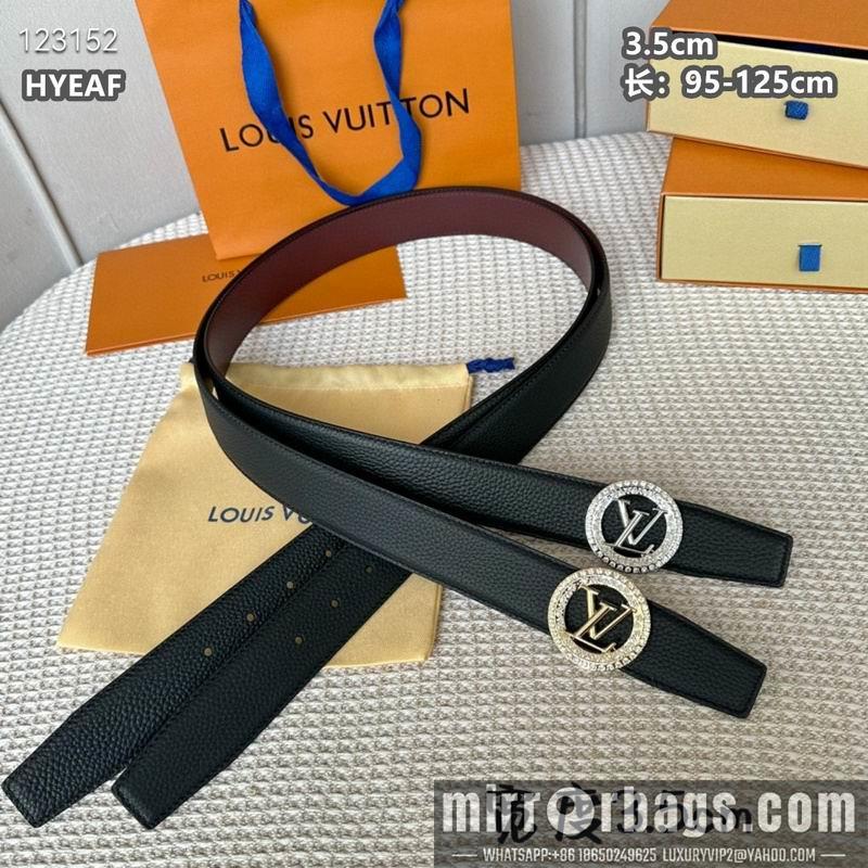 Replica LV belt 35mmX95-125cm 8L16
