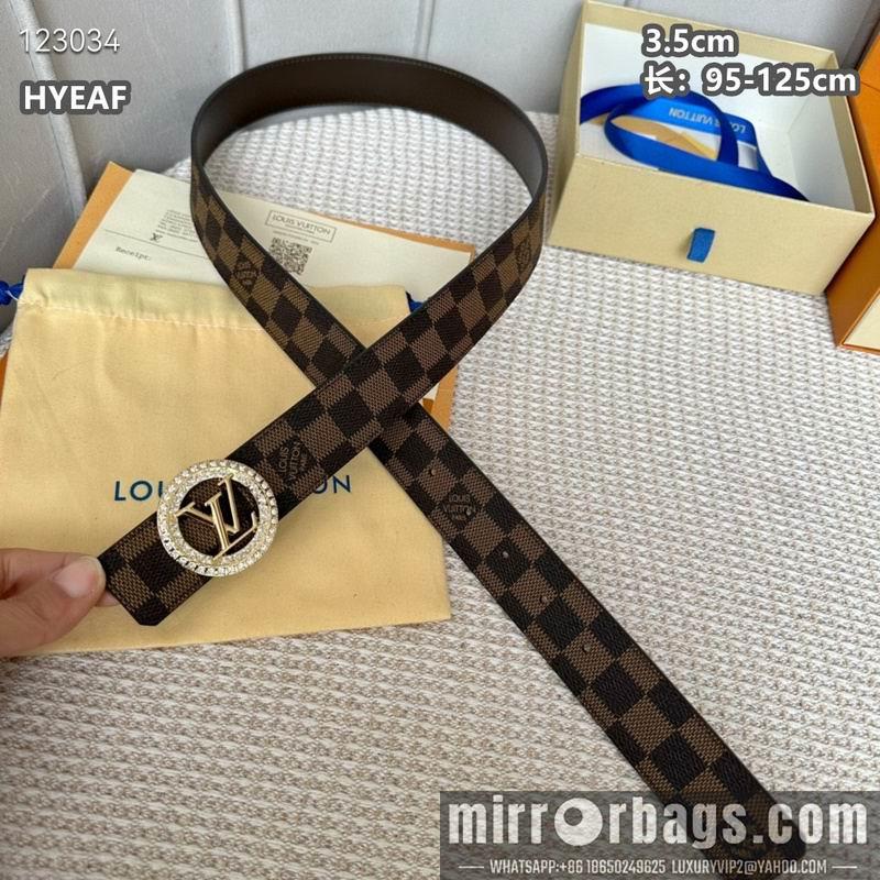 Replica LV belt 35mmX95-125cm 8L18