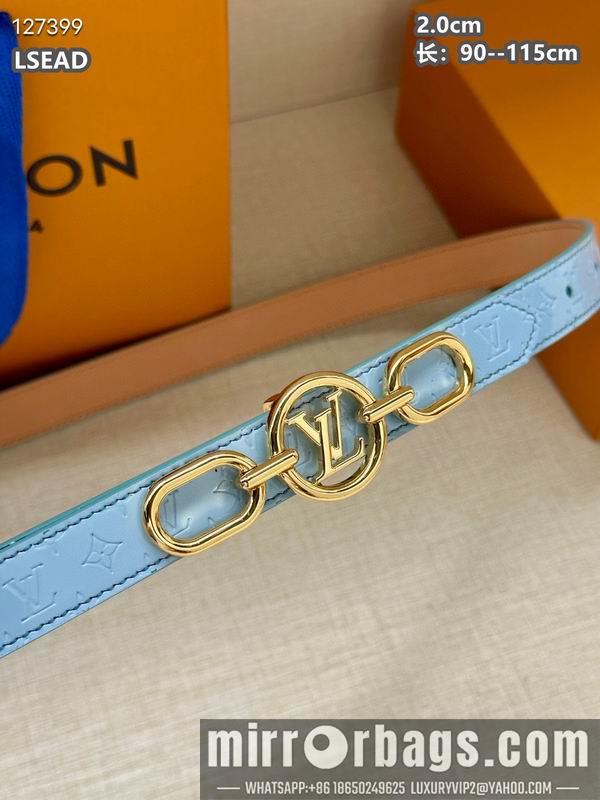 Replica LV belt 20mmX90-115cm 8L10