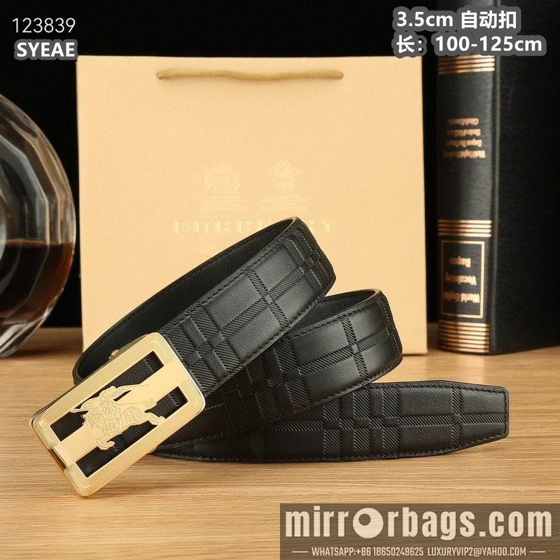 Replica Burberry belt 35mmX100-125cm 8L78