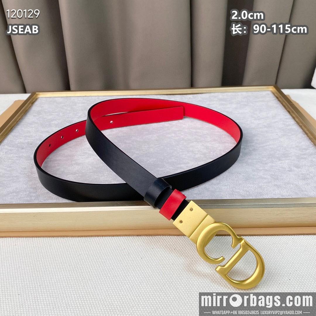 Replica Dior belt 20mmX90-115cm 8L072001