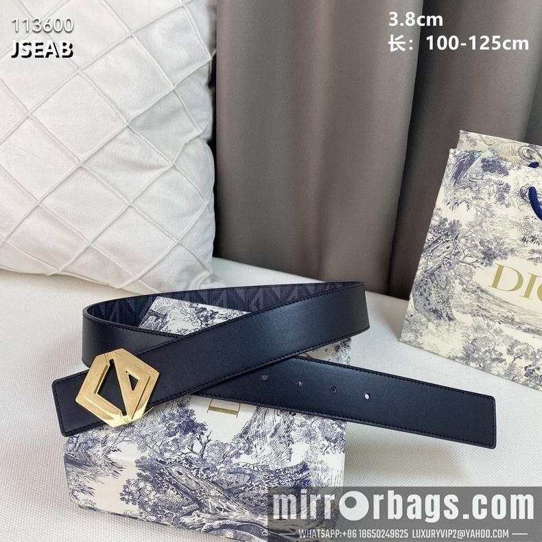 Replica Dior belt 38mmX100-125cm 8L02