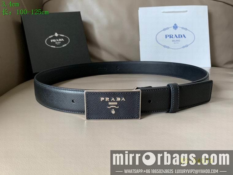 Replica prada Belt 34mmX100-125cm 8L04