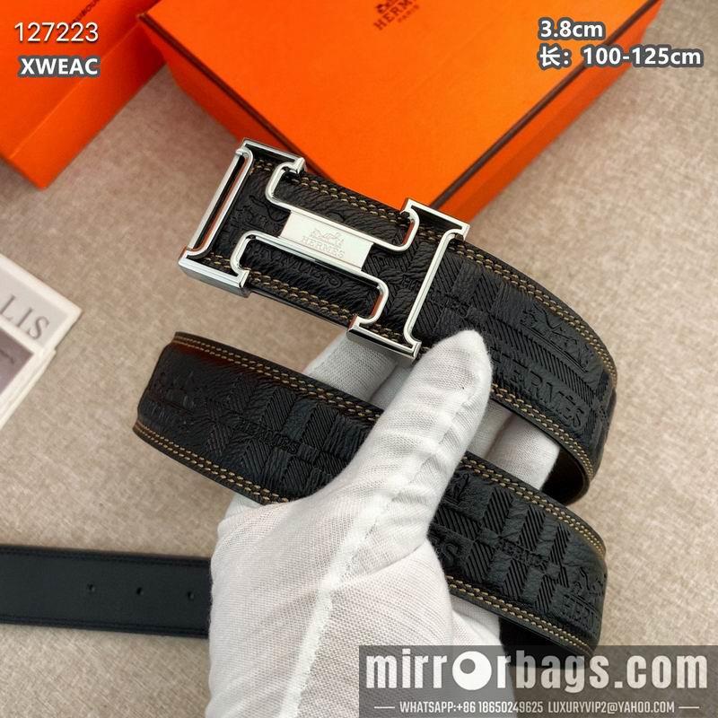Replica Hermes belt 38mmX100-125cm 8L43