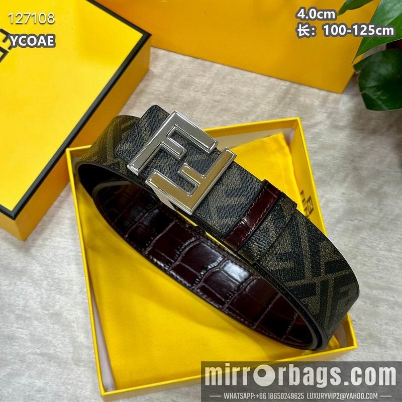 Replica Fendi belt 40mmX100-125cm 8L136