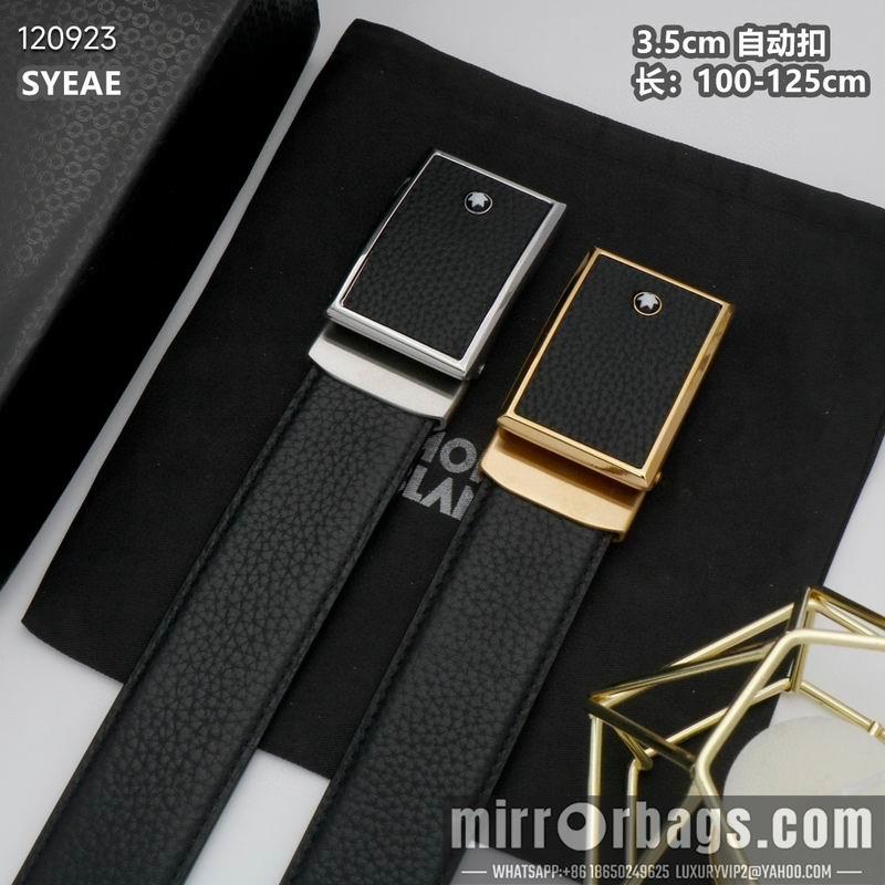 Replica Montblanc belt 自动扣 35mmX100-125cm 8L072010