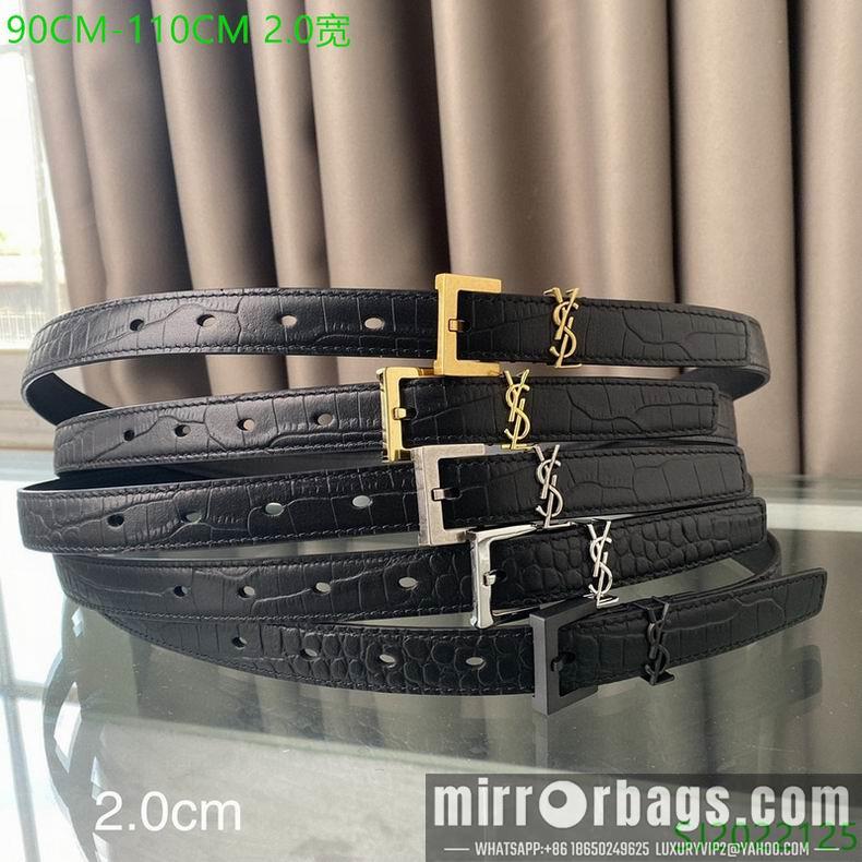 Replica YSL Belt 20mmX90-110cm 7D03