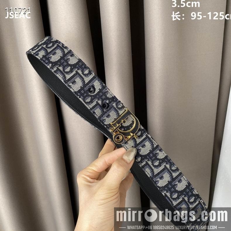 Replica Dior Belt 35mm 95-125cm 8L02