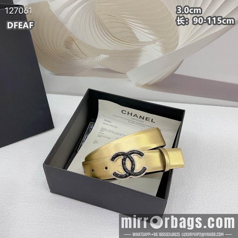 Replica Chanel belt 30mmX90-115cm 8L36