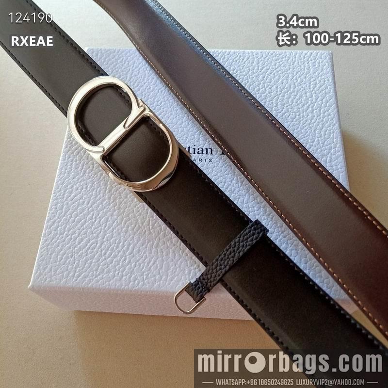 Replica Dior belt 34mmX100-125cm 8L01