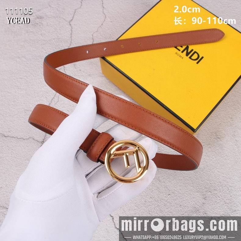 Replica Fendi Belt 20mmX90-110cm 8L02
