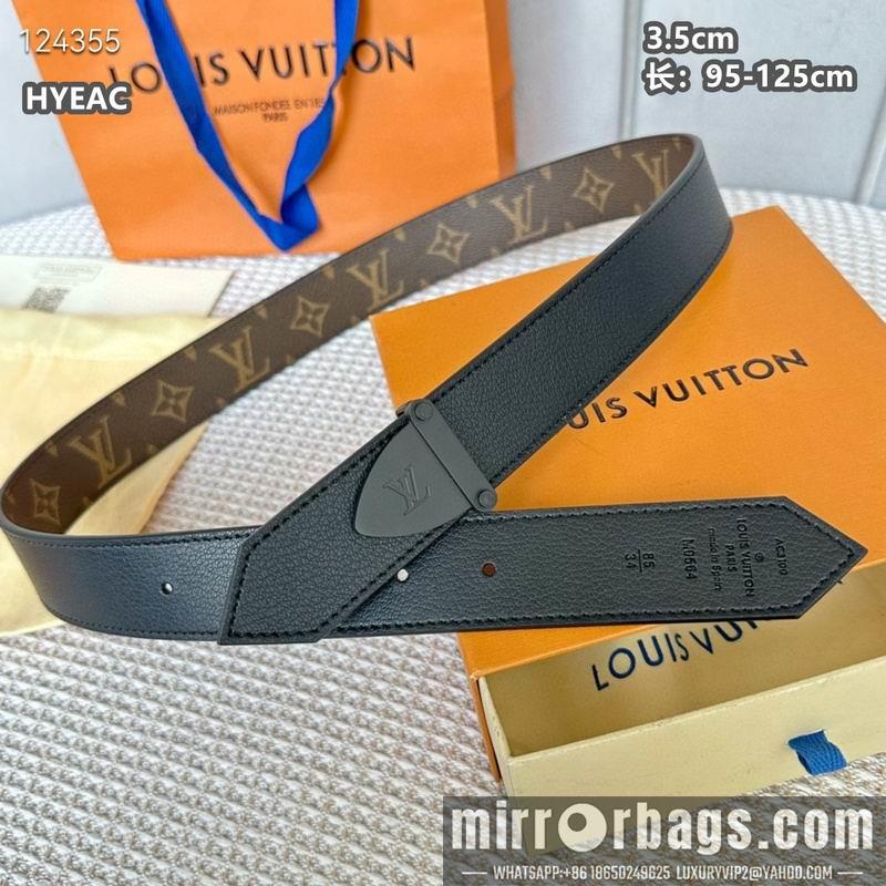 Replica LV belt 35mmX95-125cm 8L15