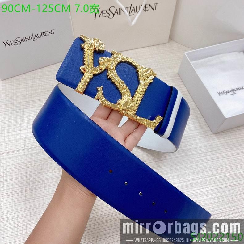 Replica YSL Belt 70mmX90-125cm 7D04