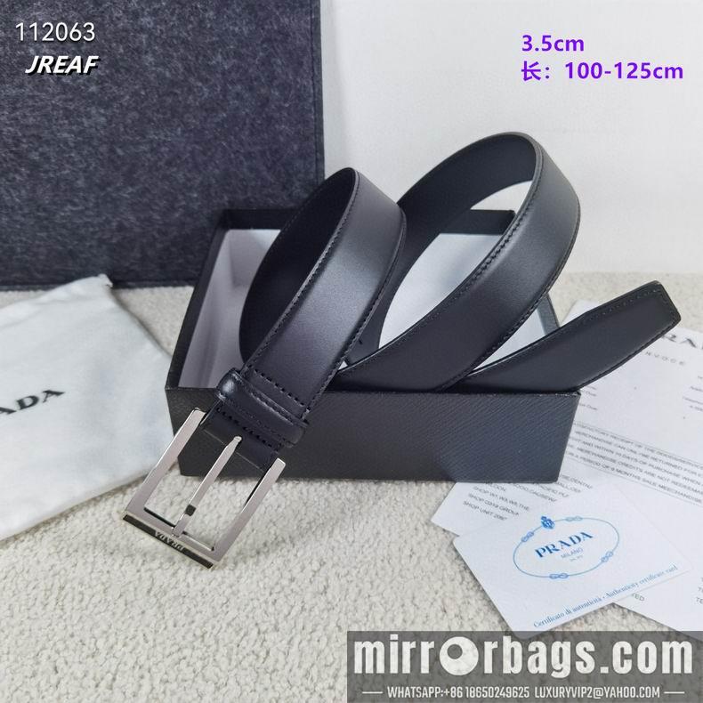 Replica Prada belt 35mmX100-125cm 8L04