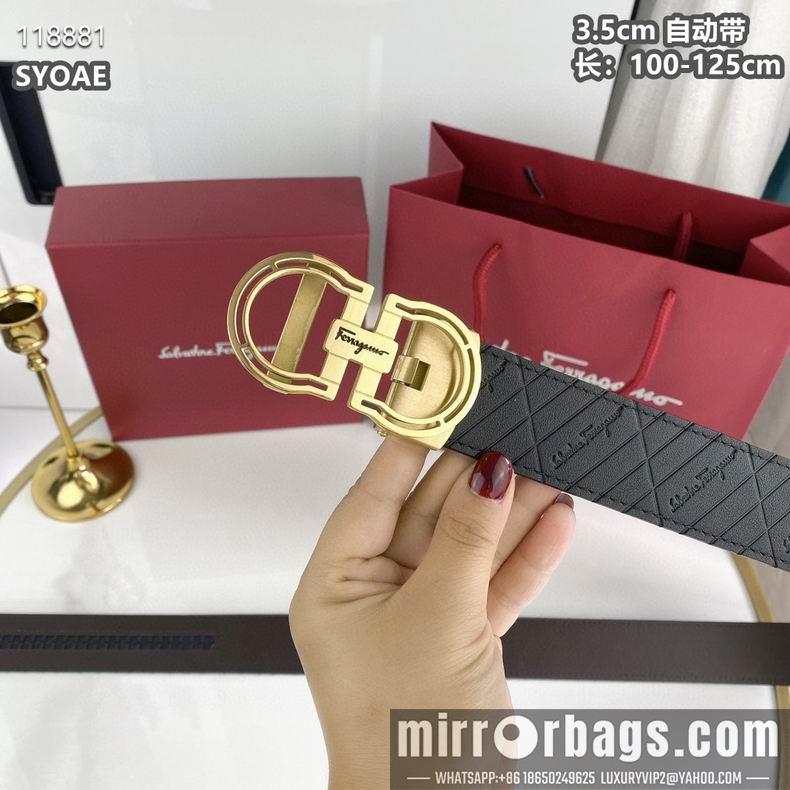 Replica Ferragamo belt自动带 35mmX100-125cm 8L10