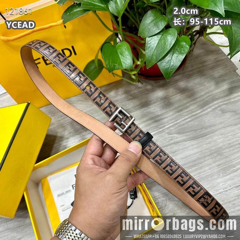 Replica Fendi belt 20mmX95-115cm 8L21