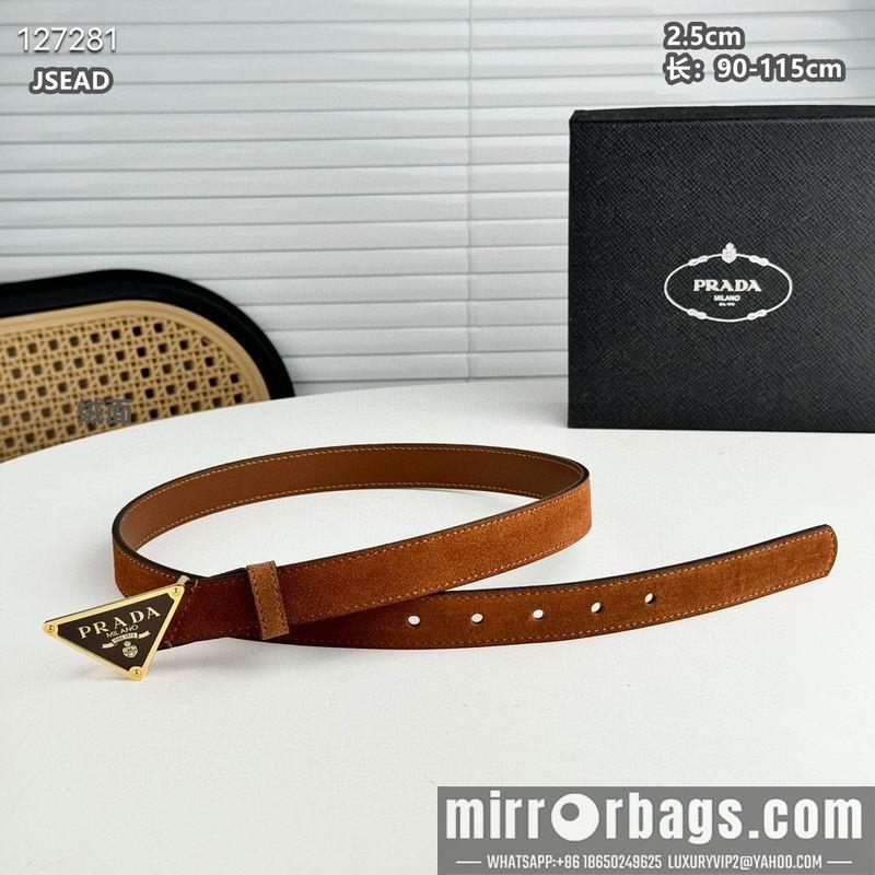 Replica Prada belt 25mmX90-115cm 8L02
