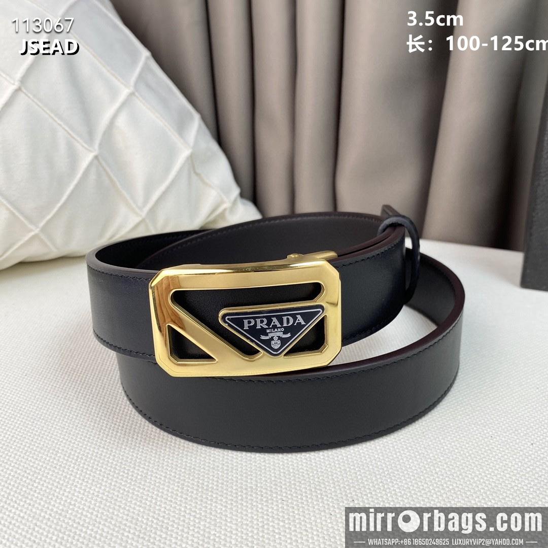 Replica Prada belt 35mmX100-125cm 8L01