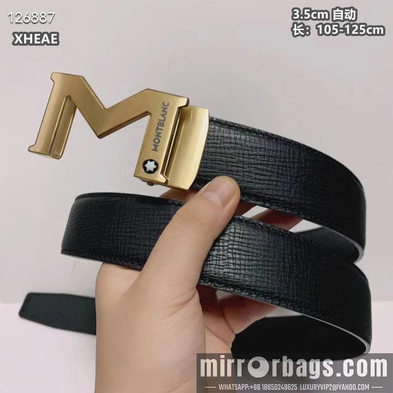 Replica Montlanc belt 35mmX105-125cm 8L65