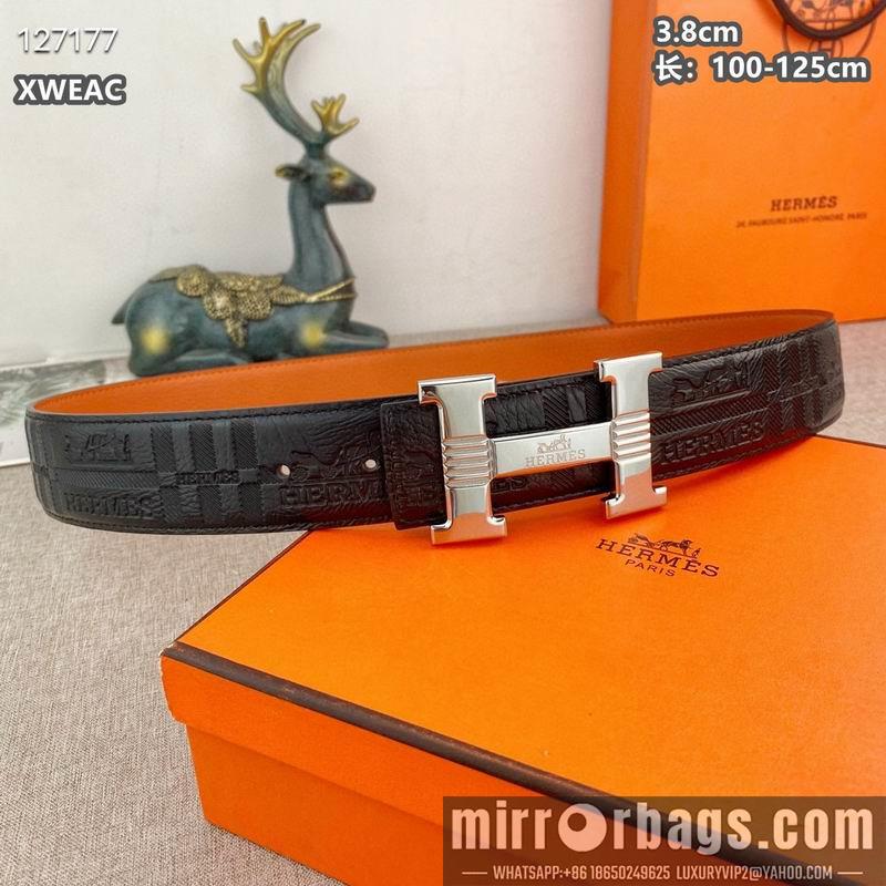 Replica Hermes belt 38mmX100-125cm 8L36