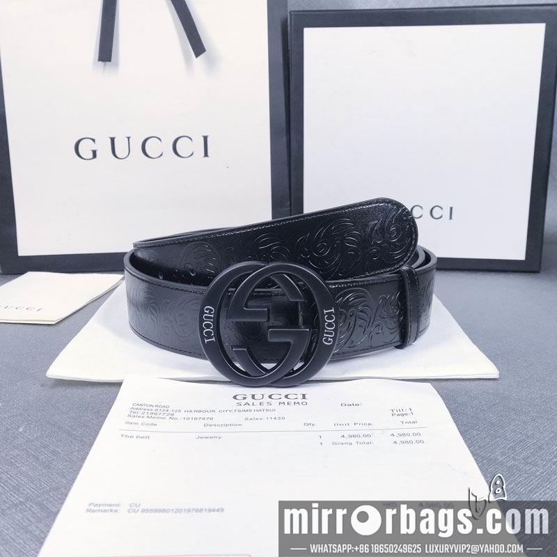 Replica Gucci belt 38mmX90-125cm lb06