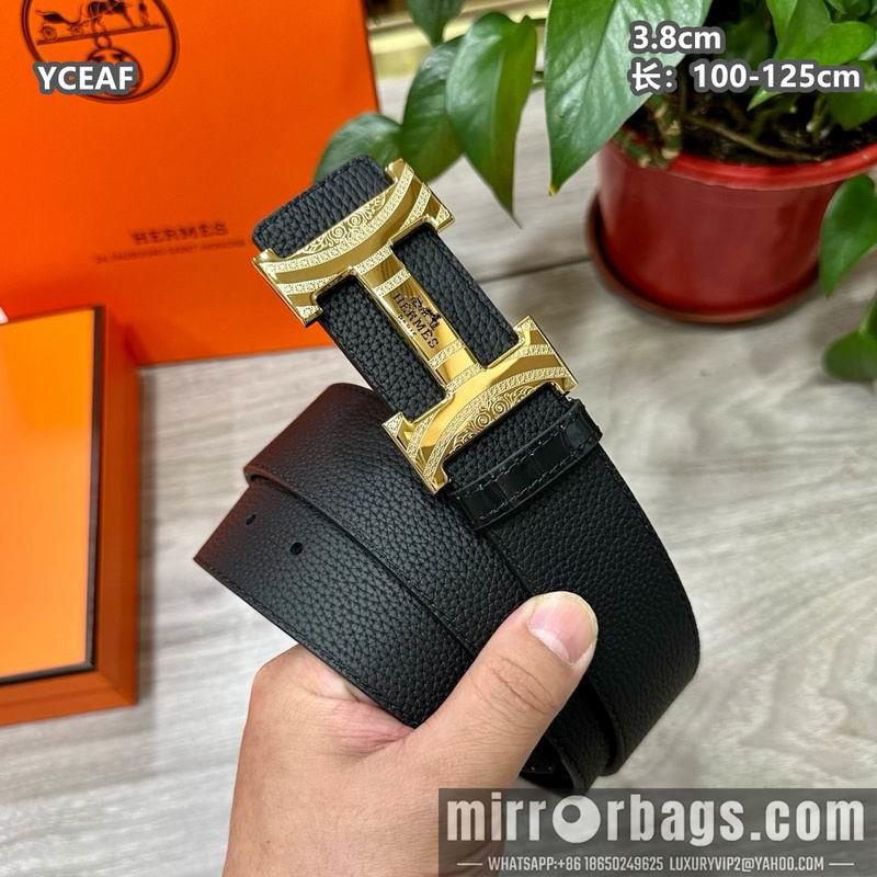 Replica Hermes belt 38mmX100-125cm 8L60