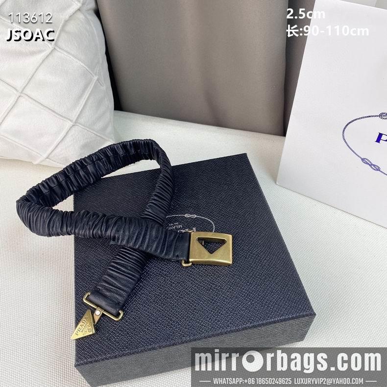 Replica Prada belt 25mmX90-110cm 8L082501